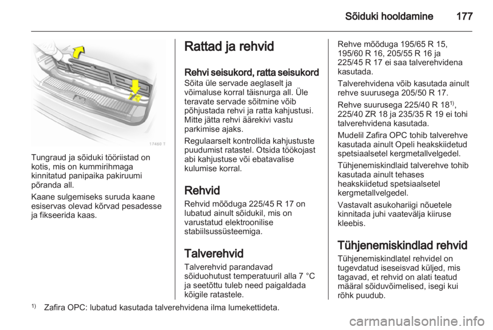 OPEL ZAFIRA 2011  Omaniku käsiraamat (in Estonian) 