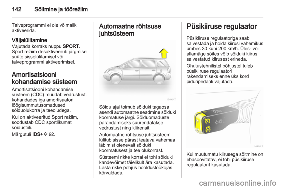 OPEL ZAFIRA 2012 Omaniku käsiraamat (in Estonian) OPEL ZAFIRA 2012 Omaniku käsiraamat (in Estonian)