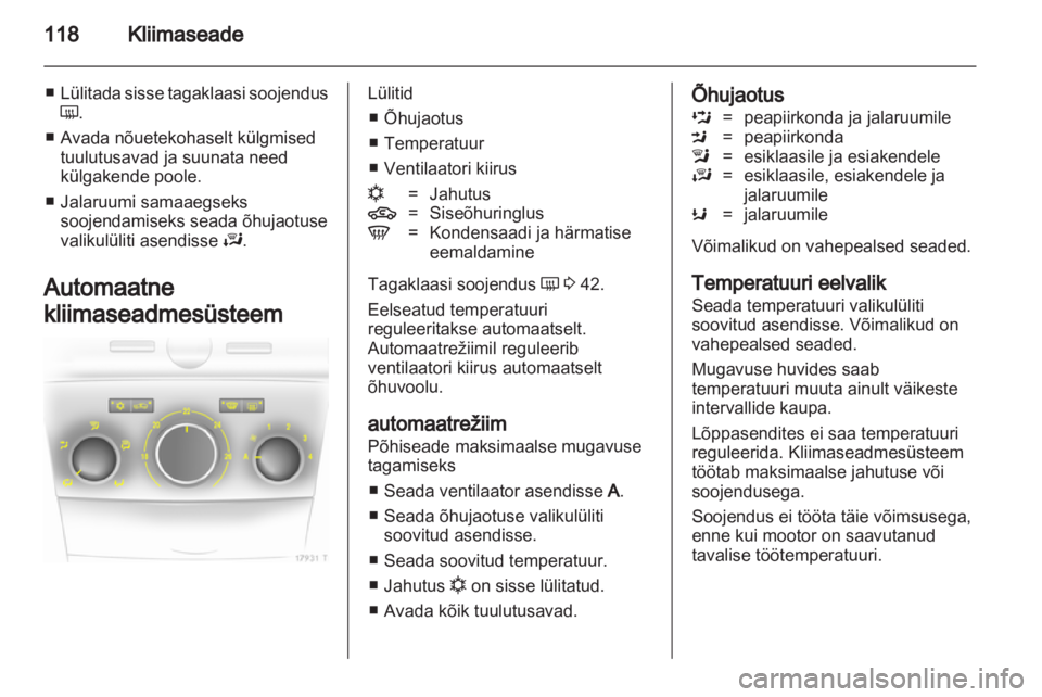 OPEL ZAFIRA 2013  Omaniku käsiraamat (in Estonian) 