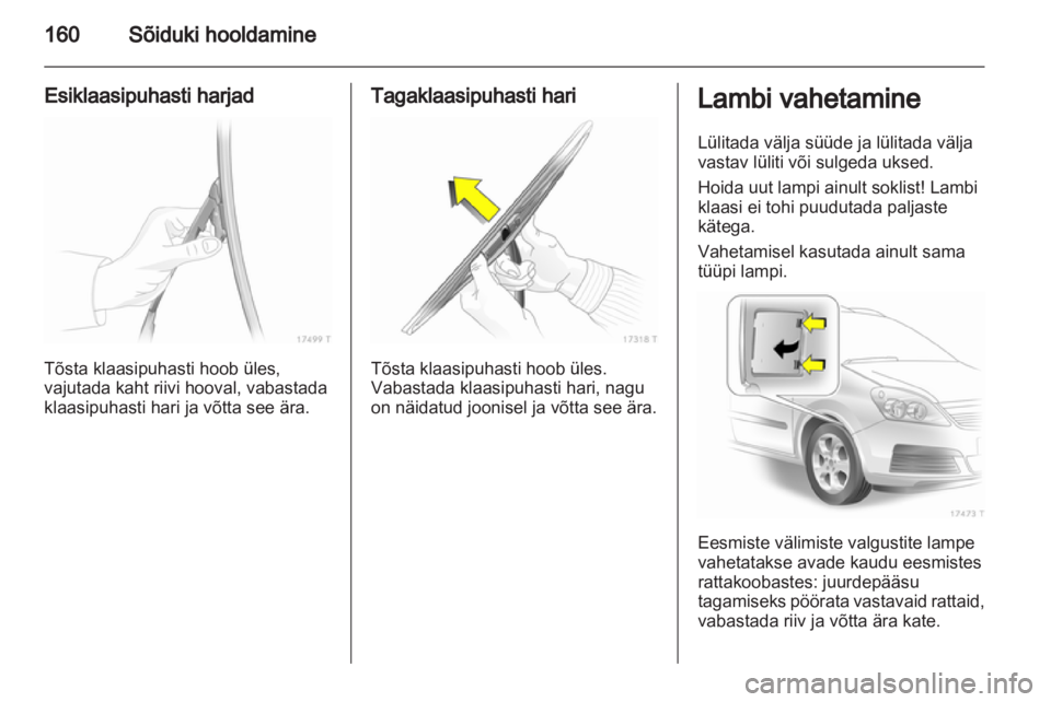 OPEL ZAFIRA 2013  Omaniku käsiraamat (in Estonian) 