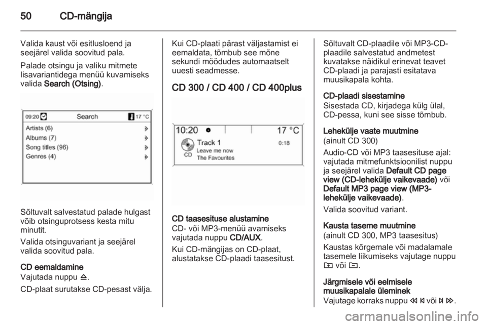 OPEL ZAFIRA B 2013  Infotainment-süsteemi juhend (in Estonian) 