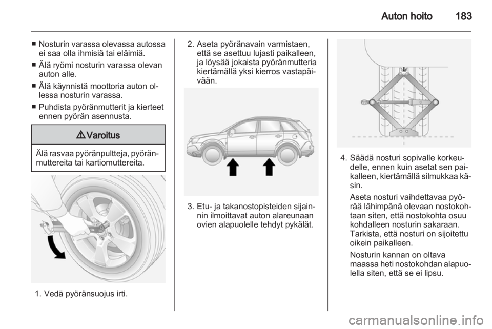 OPEL ANTARA 2013.5 Ohjekirja (in Finnish) OPEL ANTARA 2013.5 Ohjekirja (in Finnish)