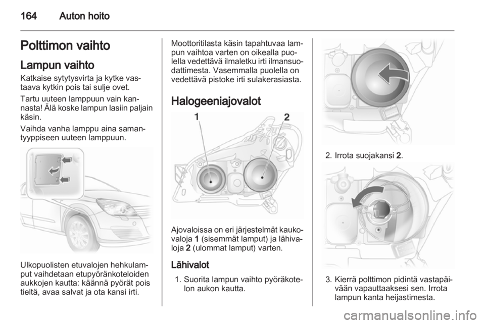 OPEL ASTRA H 2012  Ohjekirja (in Finnish) 