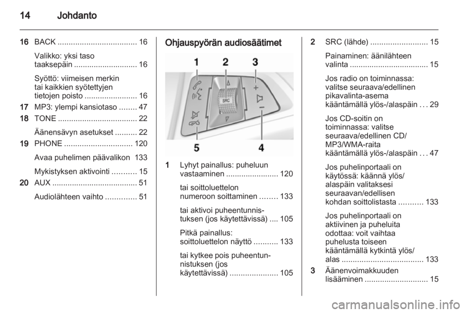 OPEL ASTRA J 2012  Infotainment-ohjekirja (in Finnish) 