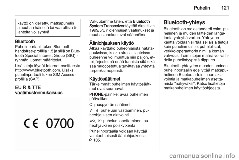 OPEL ASTRA J 2013  Infotainment-ohjekirja (in Finnish) 