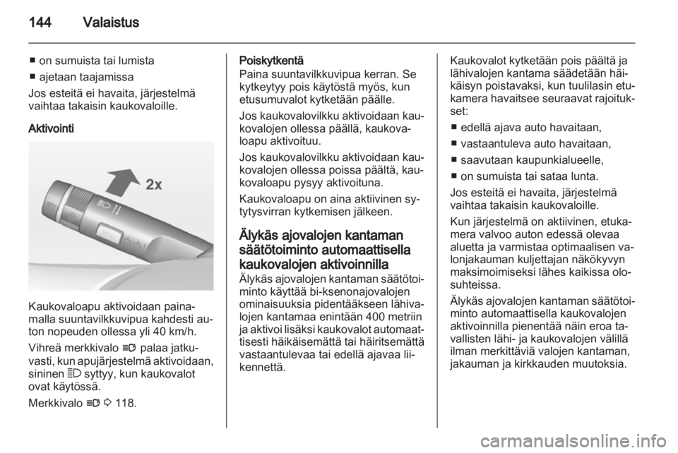 OPEL ASTRA J 2013.5  Ohjekirja (in Finnish) 