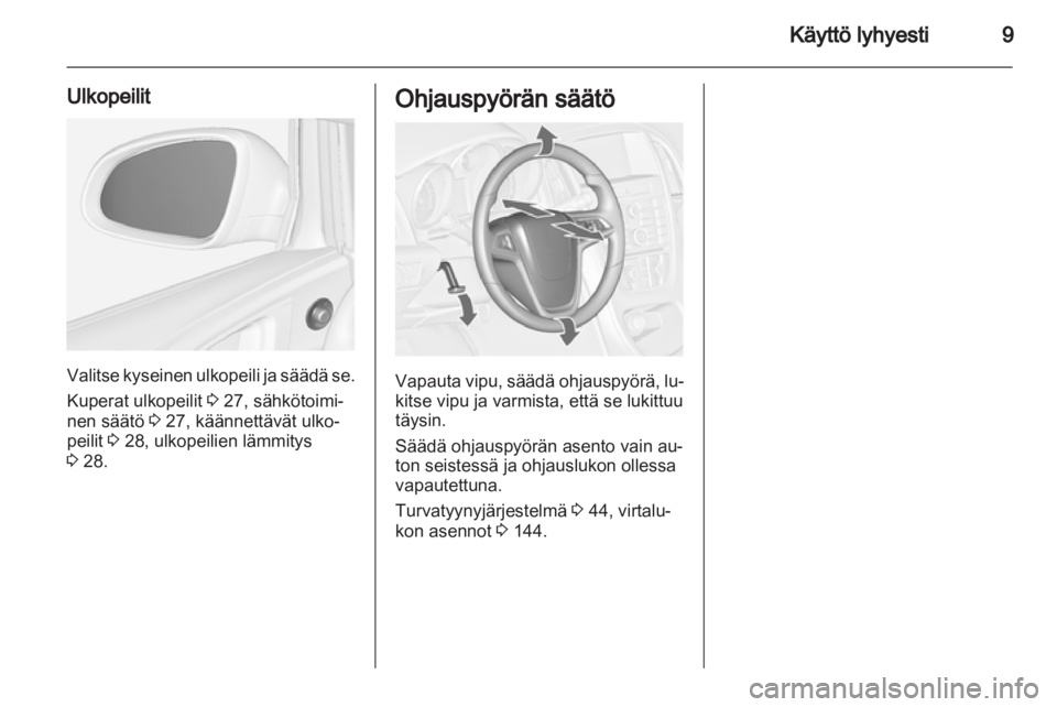 OPEL ASTRA J HB5 & ST 2012  Ohjekirja (in Finnish) 