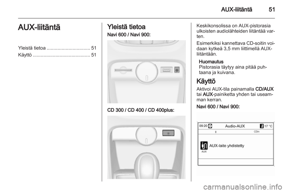 OPEL CASCADA 2013.5 Infotainment-ohjekirja (in Finnish) OPEL CASCADA 2013.5 Infotainment-ohjekirja (in Finnish)