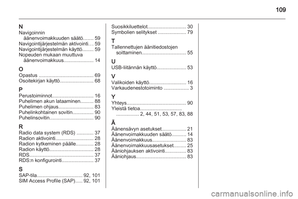 OPEL INSIGNIA 2010.5  Infotainment-ohjekirja (in Finnish) 