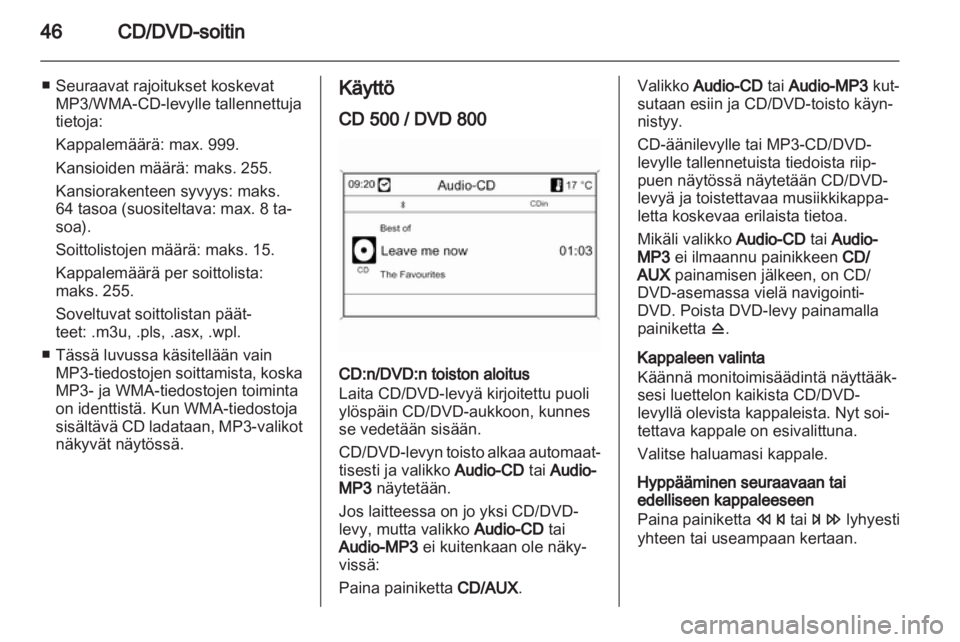 OPEL INSIGNIA 2010.5  Infotainment-ohjekirja (in Finnish) 