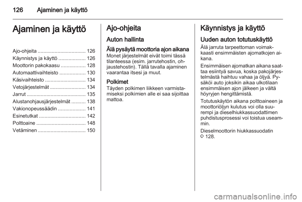 OPEL INSIGNIA 2010.5  Ohjekirja (in Finnish) 