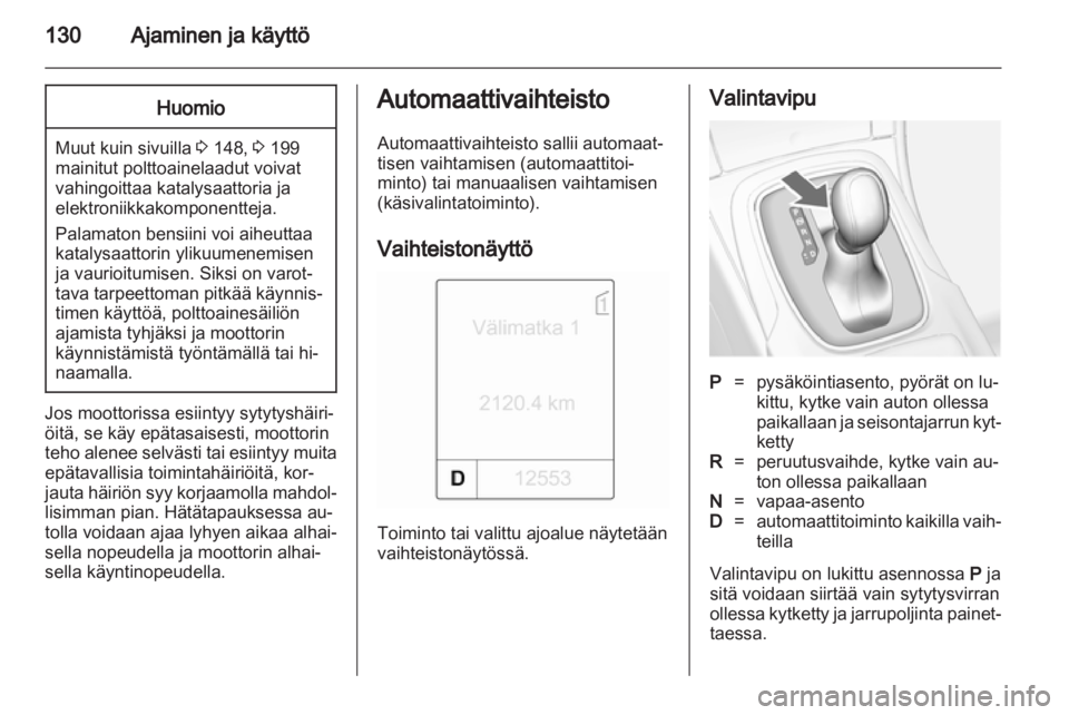 OPEL INSIGNIA 2010.5  Ohjekirja (in Finnish) 