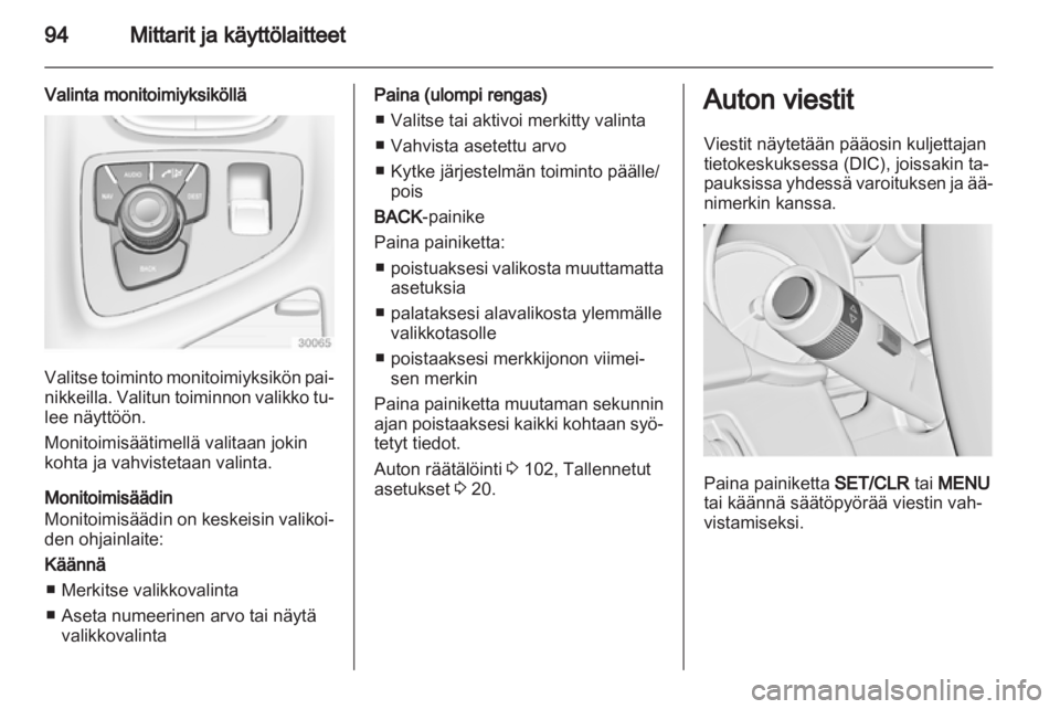 OPEL INSIGNIA 2011  Ohjekirja (in Finnish) 