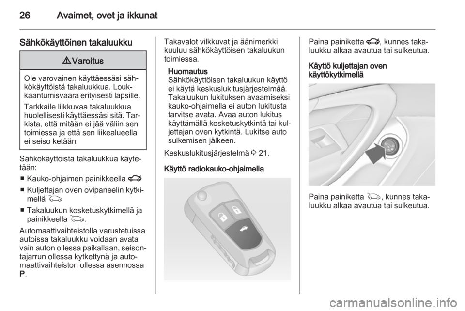 OPEL INSIGNIA 2012  Ohjekirja (in Finnish) 