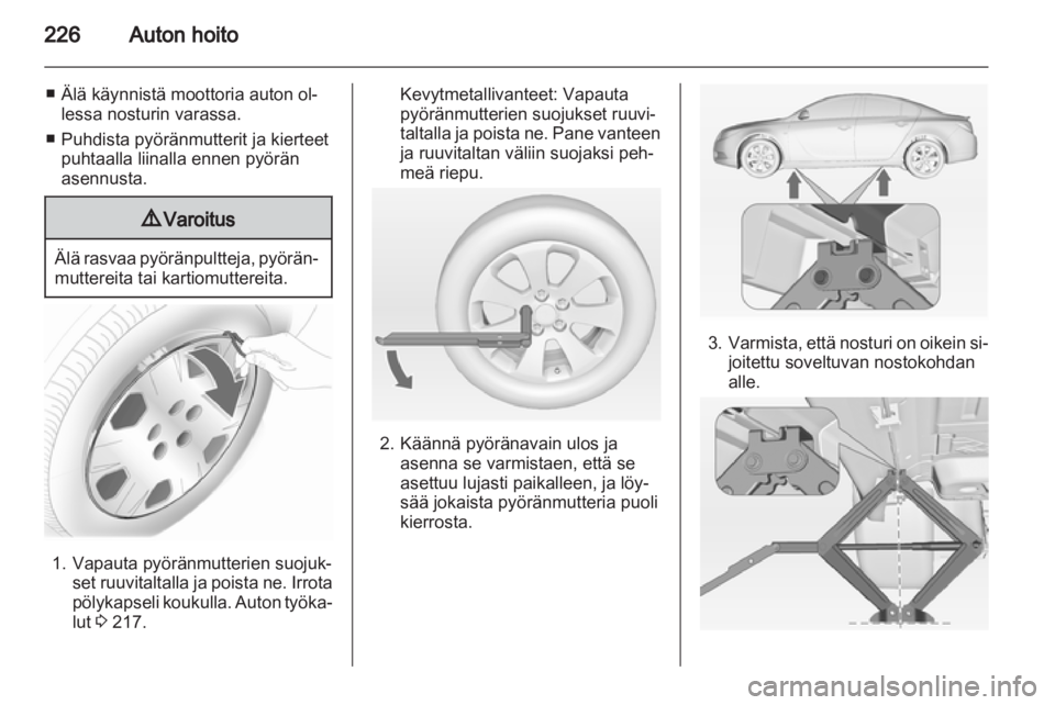 OPEL INSIGNIA 2013  Ohjekirja (in Finnish) 