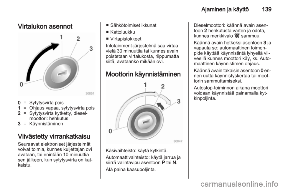 OPEL INSIGNIA 2013.5 Ohjekirja (in Finnish) OPEL INSIGNIA 2013.5 Ohjekirja (in Finnish)