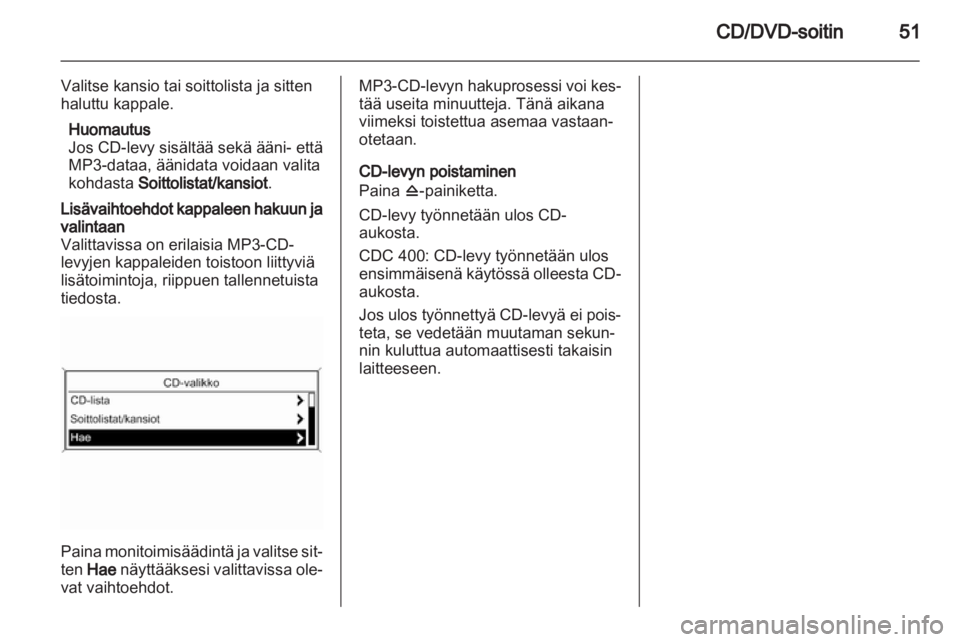 OPEL MERIVA 2011  Infotainment-ohjekirja (in Finnish) 