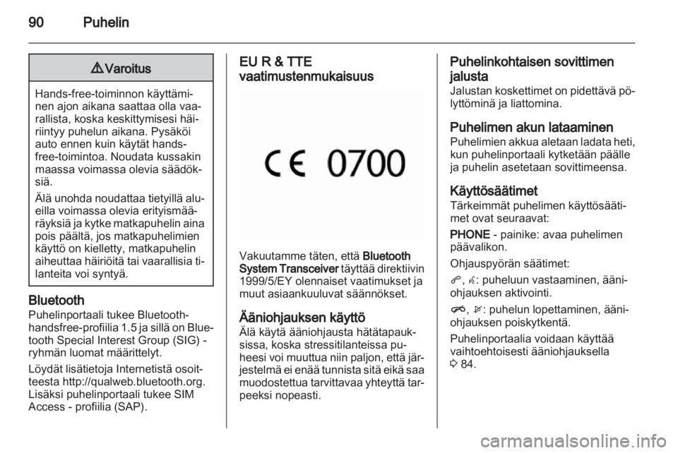OPEL MERIVA 2011 Infotainment-ohjekirja (in Finnish) OPEL MERIVA 2011 Infotainment-ohjekirja (in Finnish)