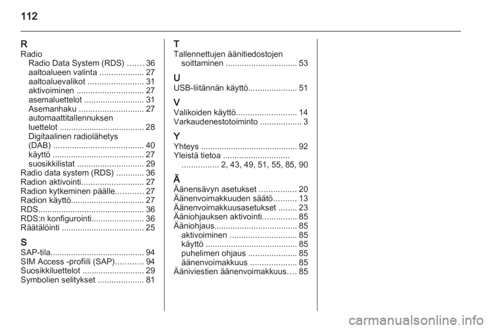 OPEL MERIVA 2011.25  Infotainment-ohjekirja (in Finnish) 