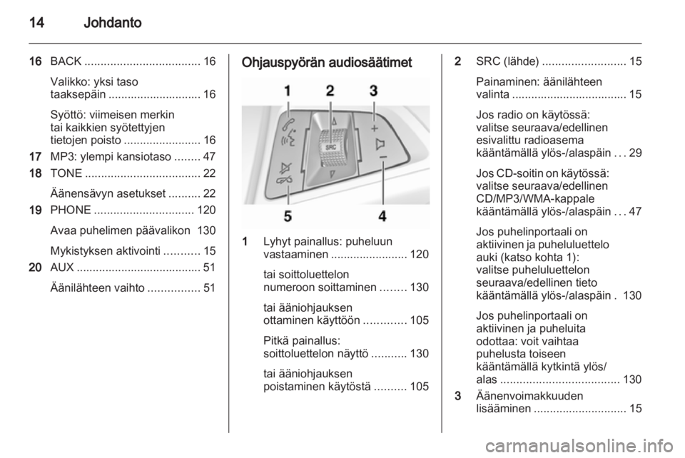 OPEL MERIVA 2013.5 Infotainment-ohjekirja (in Finnish) OPEL MERIVA 2013.5 Infotainment-ohjekirja (in Finnish)