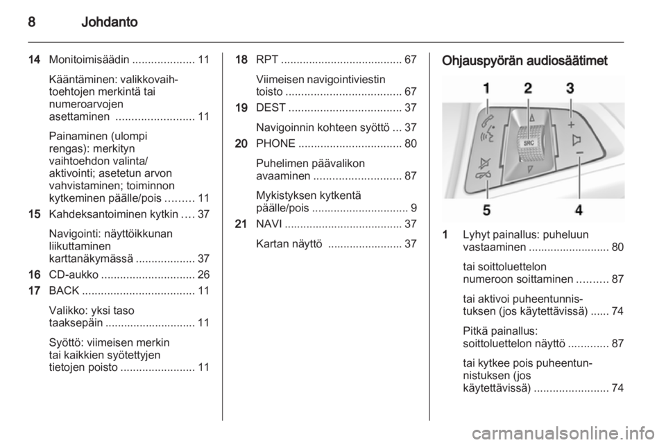 OPEL MOKKA 2013  Infotainment-ohjekirja (in Finnish) 