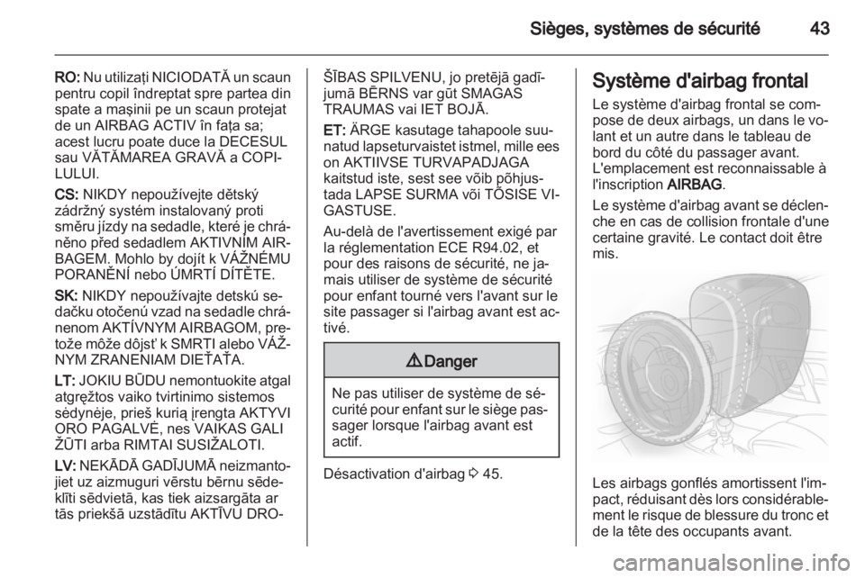 OPEL ADAM 2013.5  Manuel dutilisation (in French) 