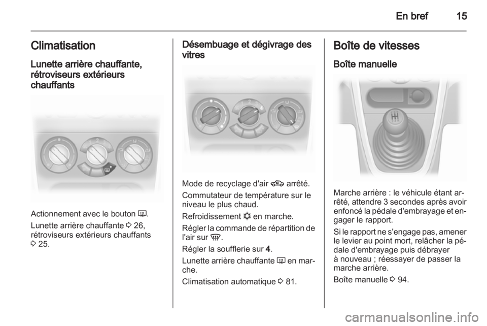 OPEL AGILA 2011  Manuel dutilisation (in French) 