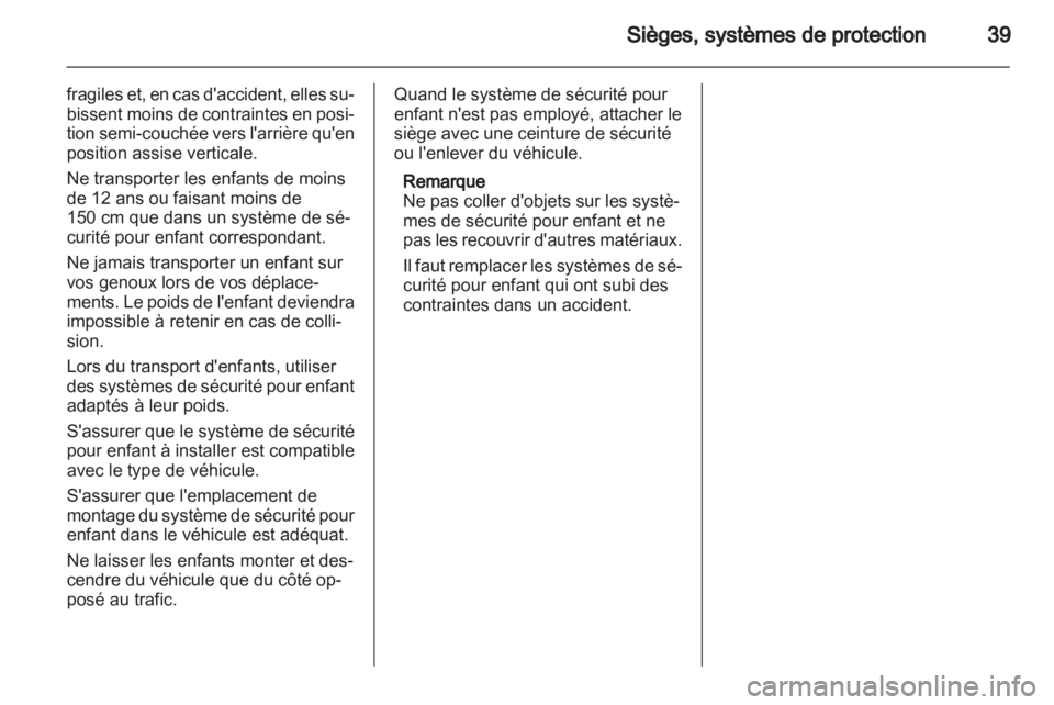 OPEL AGILA 2011 Manuel dutilisation (in French) OPEL AGILA 2011 Manuel dutilisation (in French)
