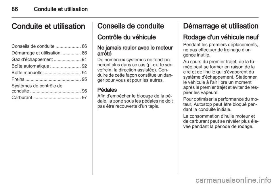OPEL AGILA 2012  Manuel dutilisation (in French) 