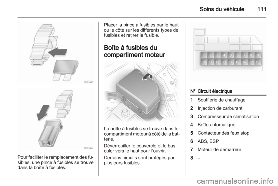 OPEL AGILA 2012.5  Manuel dutilisation (in French) 