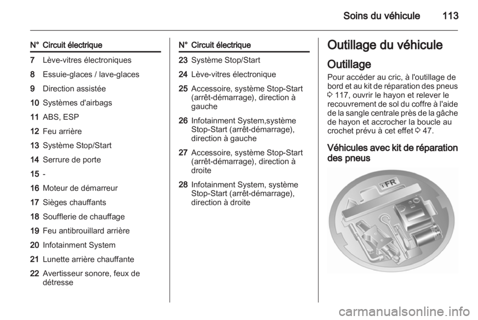 OPEL AGILA 2012.5  Manuel dutilisation (in French) 