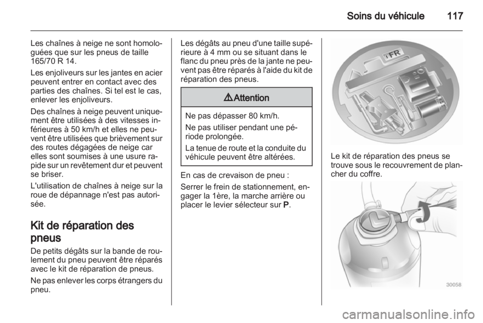 OPEL AGILA 2012.5  Manuel dutilisation (in French) 