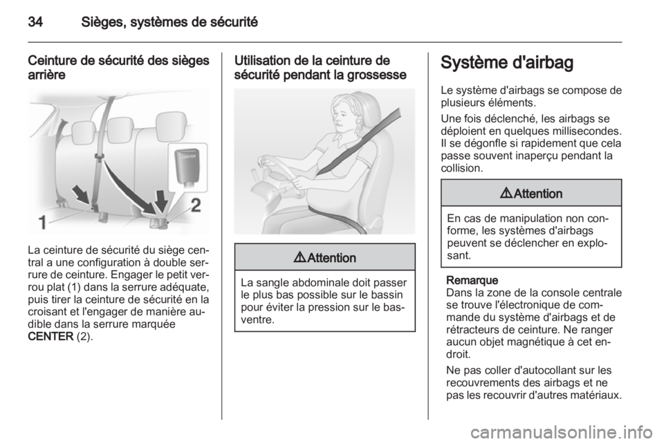 OPEL AGILA 2012.5 Manuel dutilisation (in French) OPEL AGILA 2012.5 Manuel dutilisation (in French)