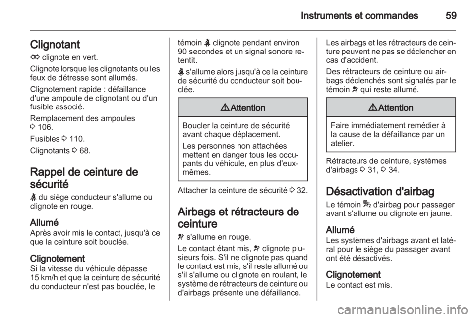 OPEL AGILA 2012.5  Manuel dutilisation (in French) 