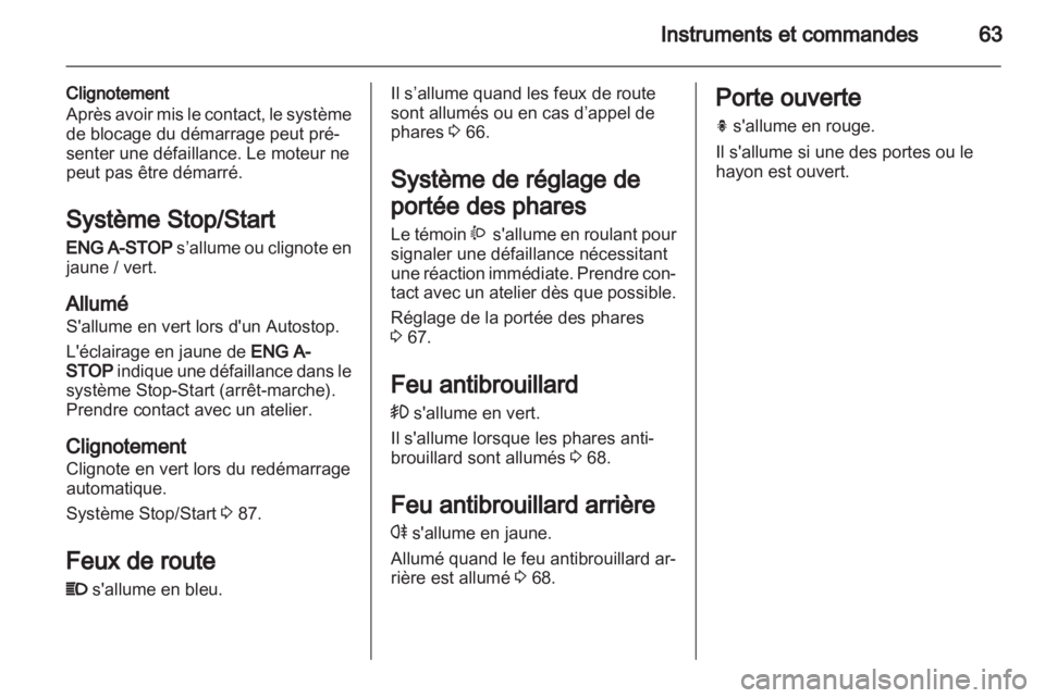 OPEL AGILA 2012.5  Manuel dutilisation (in French) 