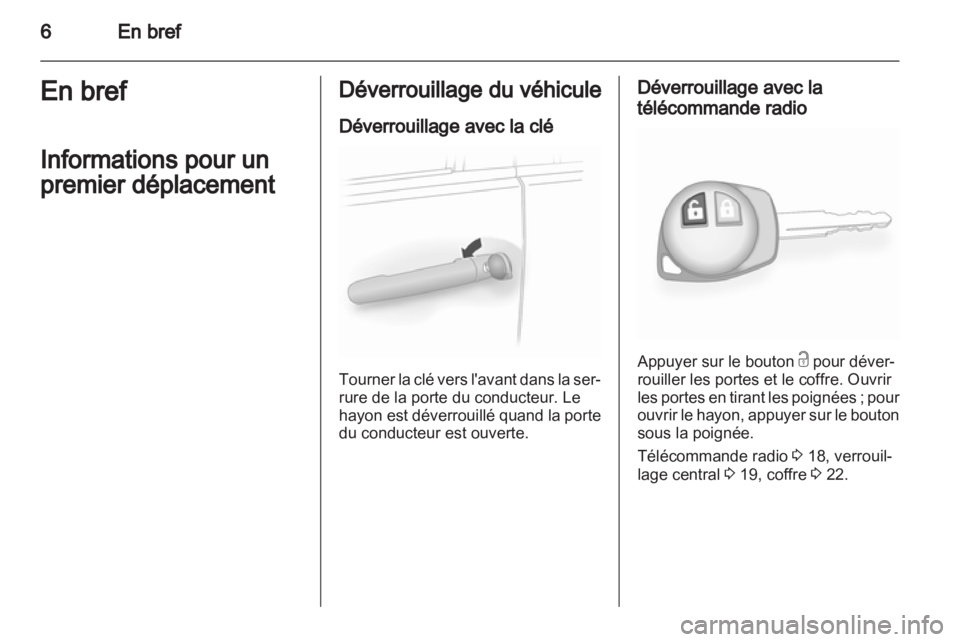 OPEL AGILA 2012.5 Manuel dutilisation (in French) OPEL AGILA 2012.5 Manuel dutilisation (in French)