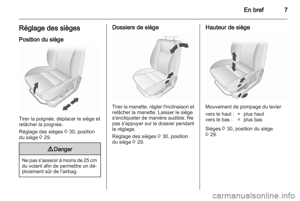 OPEL AGILA 2012.5 Manuel dutilisation (in French) OPEL AGILA 2012.5 Manuel dutilisation (in French)