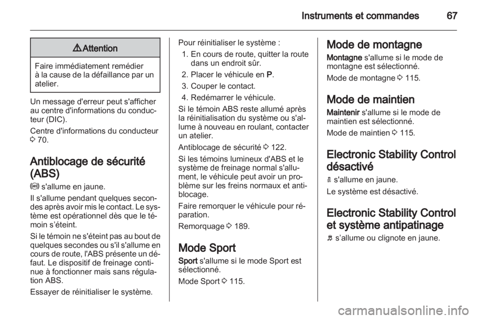OPEL AMPERA 2012 Manuel dutilisation (in French) OPEL AMPERA 2012 Manuel dutilisation (in French)