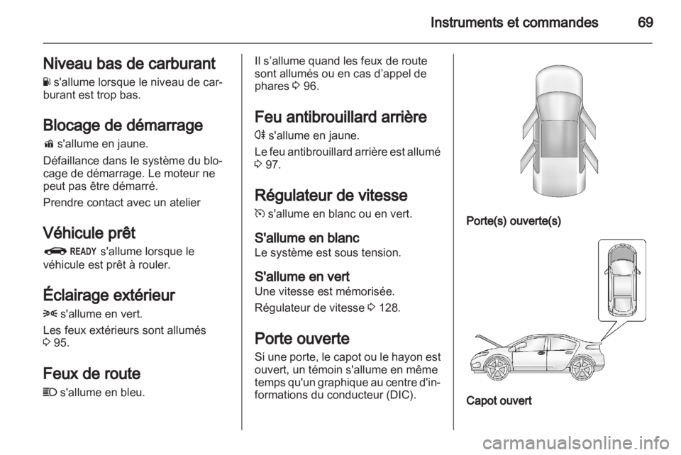 OPEL AMPERA 2012 Manuel dutilisation (in French) OPEL AMPERA 2012 Manuel dutilisation (in French)