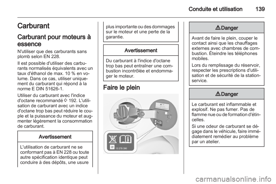 OPEL AMPERA 2012.5 Manuel dutilisation (in French) OPEL AMPERA 2012.5 Manuel dutilisation (in French)