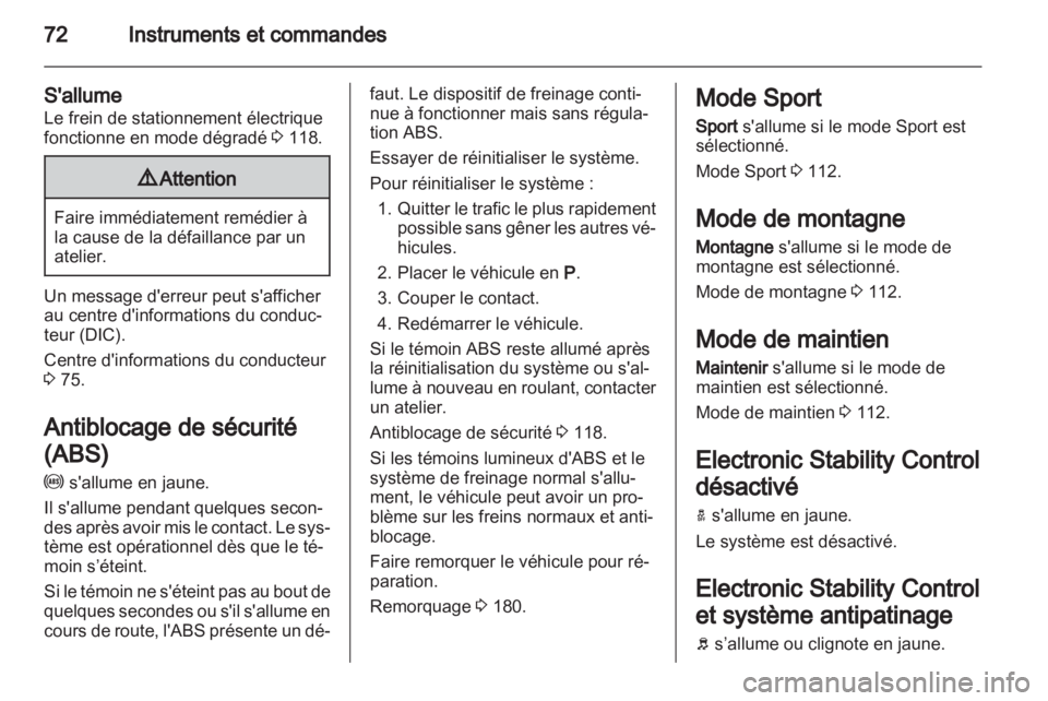 OPEL AMPERA 2012.5  Manuel dutilisation (in French) 