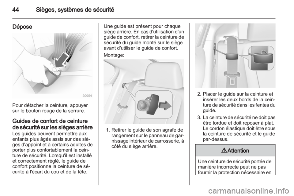 OPEL AMPERA 2013  Manuel dutilisation (in French) 