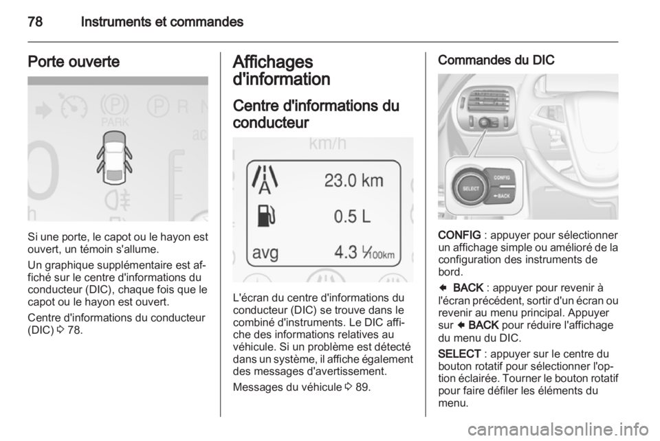 OPEL AMPERA 2013 Manuel dutilisation (in French) OPEL AMPERA 2013 Manuel dutilisation (in French)