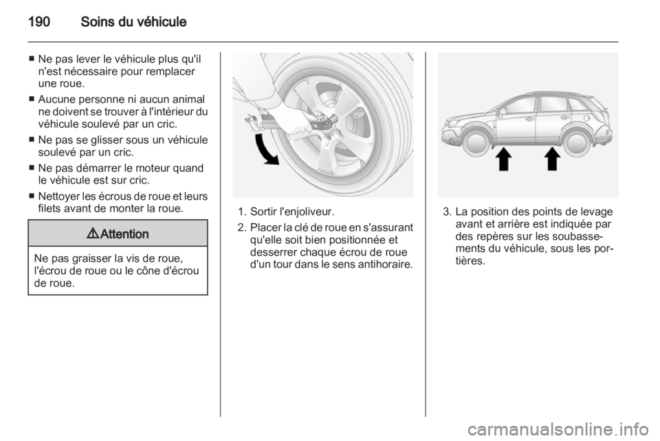 OPEL ANTARA 2011 Manuel dutilisation (in French) OPEL ANTARA 2011 Manuel dutilisation (in French)