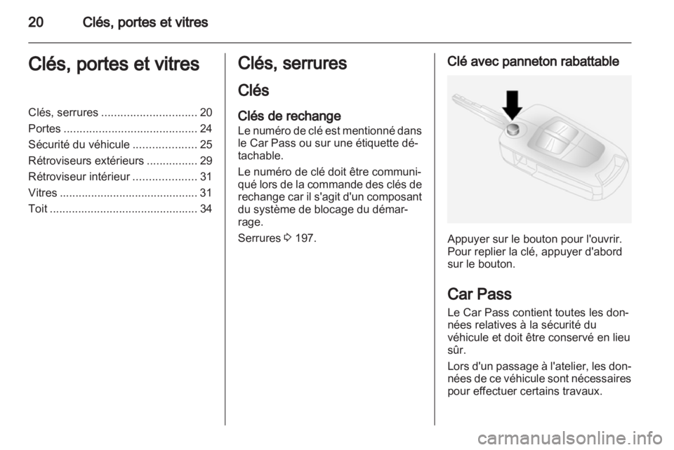 OPEL ANTARA 2011  Manuel dutilisation (in French) 