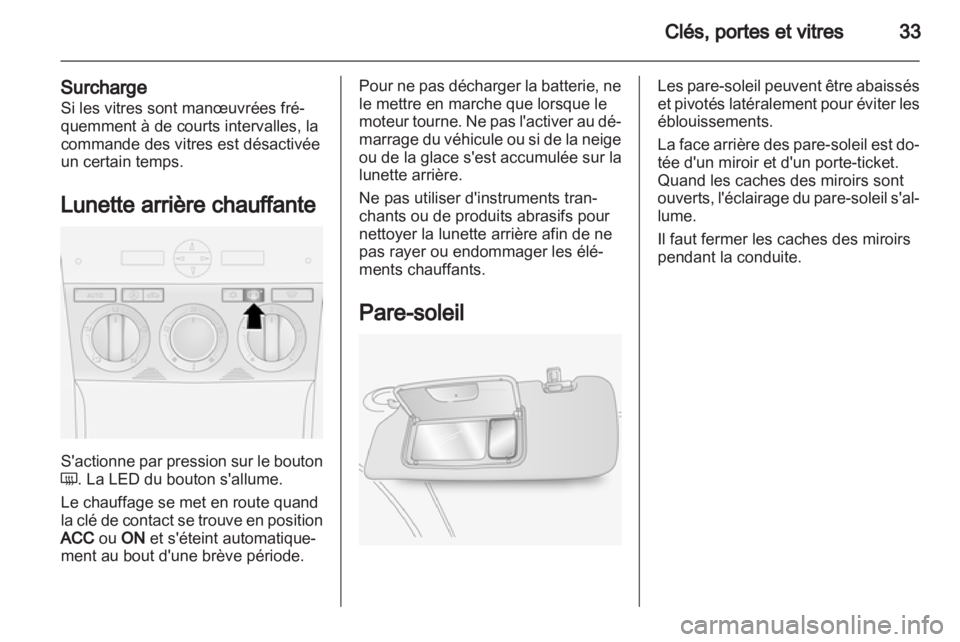 OPEL ANTARA 2011  Manuel dutilisation (in French) 