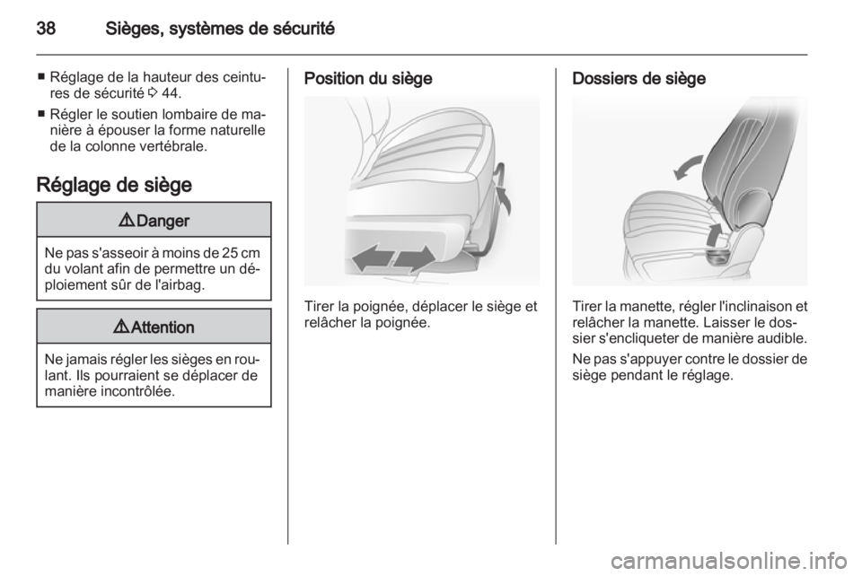 OPEL ANTARA 2011  Manuel dutilisation (in French) 