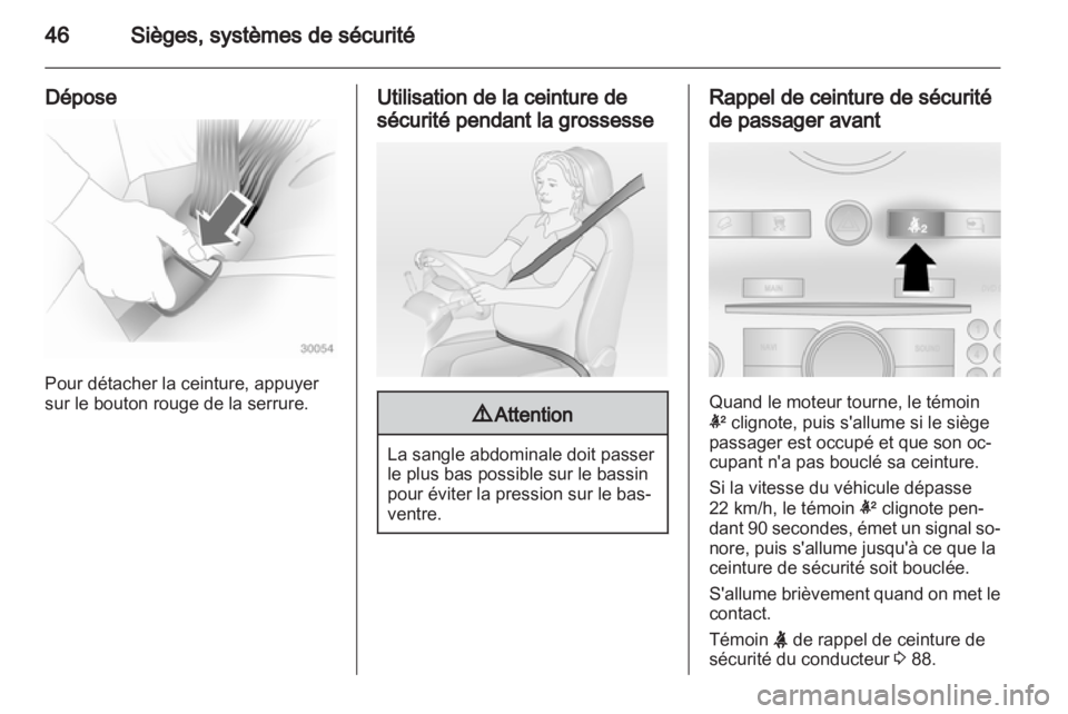 OPEL ANTARA 2011  Manuel dutilisation (in French) 