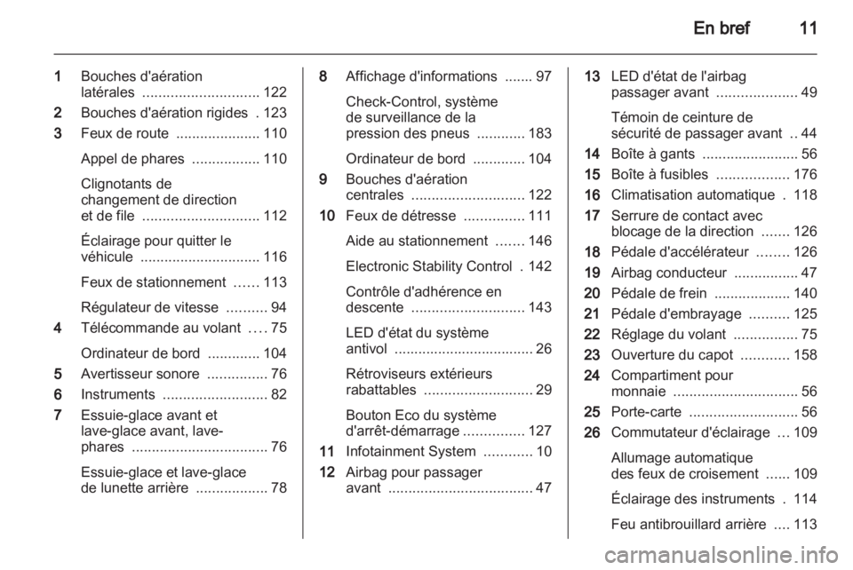 OPEL ANTARA 2012.5  Manuel dutilisation (in French) 