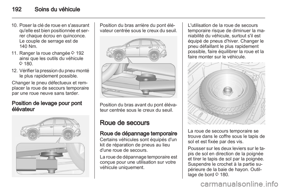 OPEL ANTARA 2012.5 Manuel dutilisation (in French) OPEL ANTARA 2012.5 Manuel dutilisation (in French)